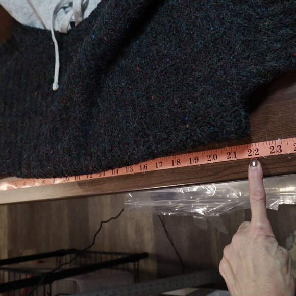 OFFLINE Ribbed Sweater Womens S Gray Winter Cozy Comfort Relaxed Casual Warm NWT - Picture 10 of 14